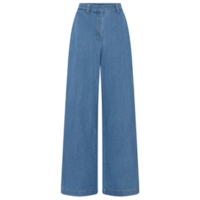 Heartmade Niva Denim Bukser, Deep Ocean 